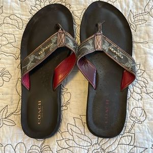 Coach Size 7.5 Flip flop
